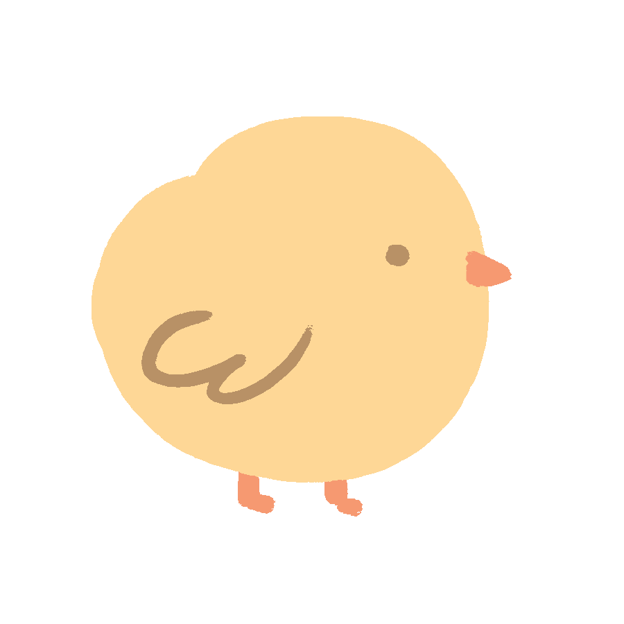 Baby Bird Sticker by zandraart