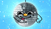 HollerStudios disco tgif thank god its friday mirror ball GIF