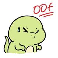 accident oops Sticker by Aminal Stickers