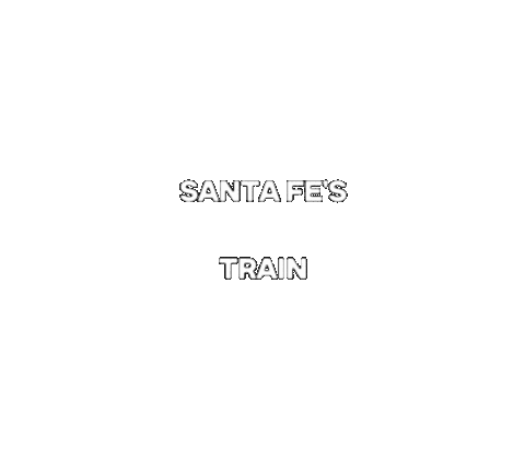 Santa Fe Train Sticker by Simply Social Media