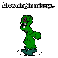 Misery Feeling Down Sticker by Elnaz  Abbasi