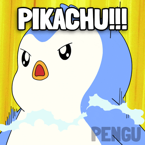 Excited Pokemon GIF by Pudgy Penguins