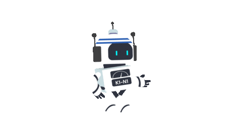 Kenyons giphyupload logo design running Sticker