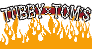 Tubbytoms hot fire tom bbq Sticker