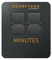 courtyardhotels football kick hotel clock GIF