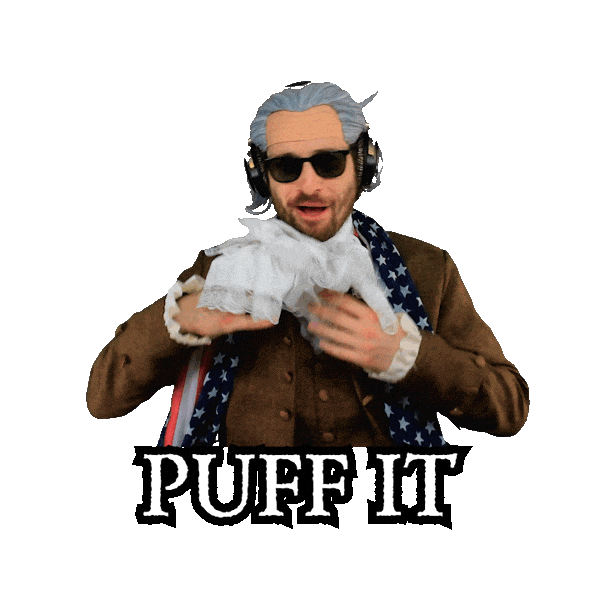 Tidy Up Founding Father Sticker