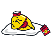 Work Egg Sticker by Gudetama