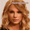 Taylor Swift Reaction GIF by Tokkingheads