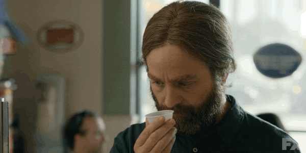 zach galifianakis eating GIF by BasketsFX