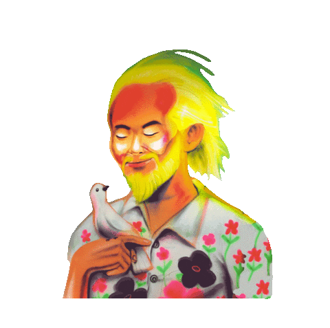 David Choe Peace Sticker