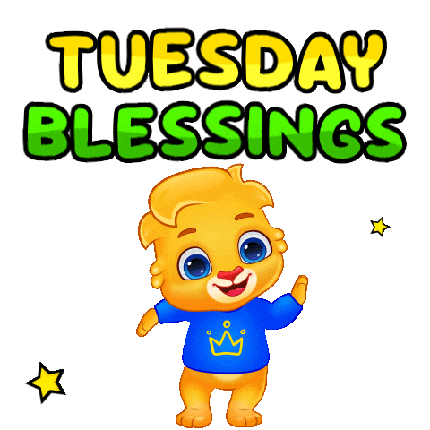 Tuesday Morning Sticker by Lucas and Friends by RV AppStudios