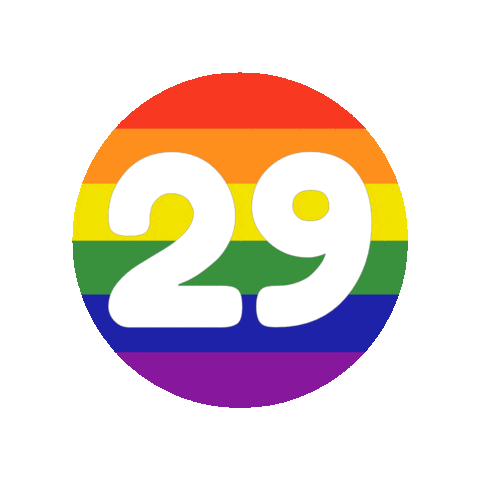 Rainbow Number Sticker