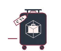 Travel Suitcase Sticker by cityboxhotels