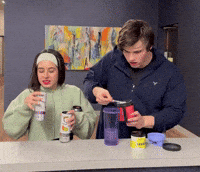 Energy Drink Gym GIF