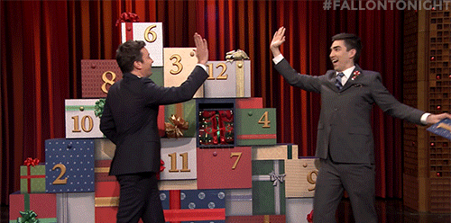 high five jimmy fallon GIF by The Tonight Show Starring Jimmy Fallon
