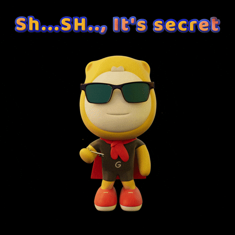 Be Quiet Top Secret GIF by Gumazing