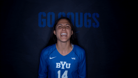 Sport Wow GIF by BYU Cougars