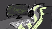 Working Computer Science GIF by CC0 Studios
