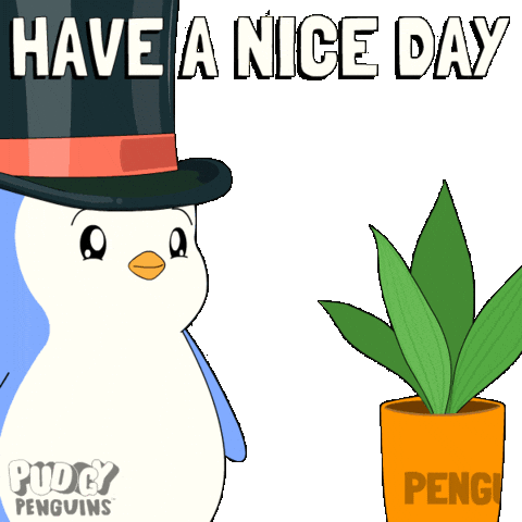 See Ya Goodbye Sticker by Pudgy Penguins