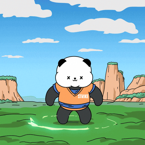 Power Up GIF by Kanpai Pandas