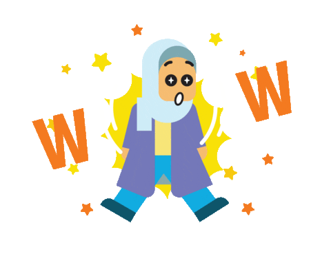surprise wow Sticker
