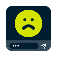 Sad Social Media Sticker by ExpressVPN