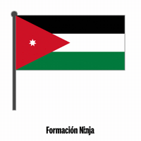 Flag Jordan GIF by Formación Ninja