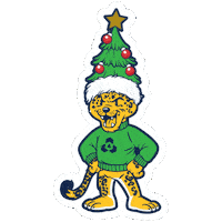 Jaguar Santahat Sticker by South Texas College