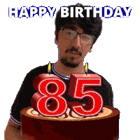 85Th Birthday Sticker
