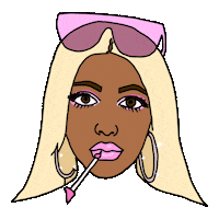 Diva Earrings Sticker by 1900BADDEST