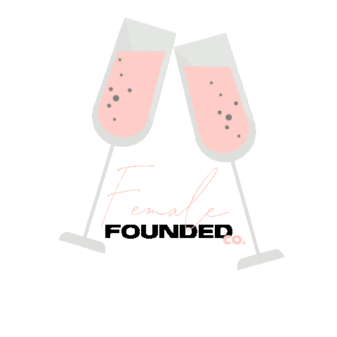 Femalefoundedco Femalefounded Transparent Transparency Sticker by femalefoundedco