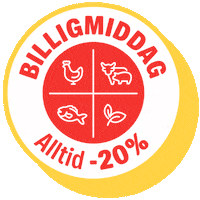 Fisk Billig Sticker by Coop Norge