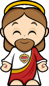 Jesus Sticker by Santinhoz