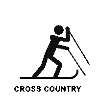 neveitalia cross country nordic skiing neveitalia nordicski Sticker