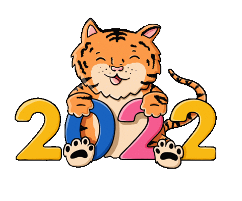 Chinese New Year Tiger Sticker