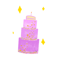 Birthday Cakes Sticker by Cake Lyfe by Nattie J