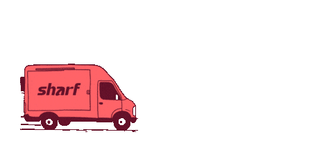 holasharf giphyupload van courier camino Sticker