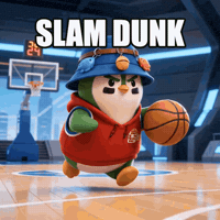 Jumping Slam Dunk GIF by ZaddyFi