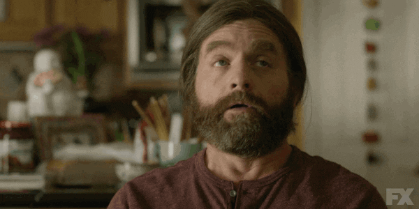 Tired Zach Galifianakis GIF by BasketsFX