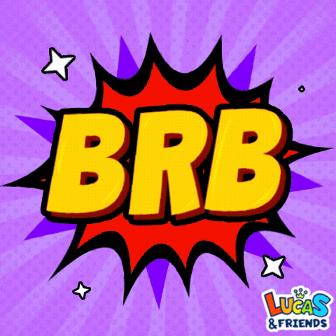 Ill Be Back On My Way GIF by Lucas and Friends by RV AppStudios