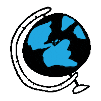 UNICEFLAC earth map latino globe Sticker
