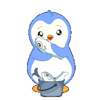 Penguin Fish Sticker by Pudgy Penguins