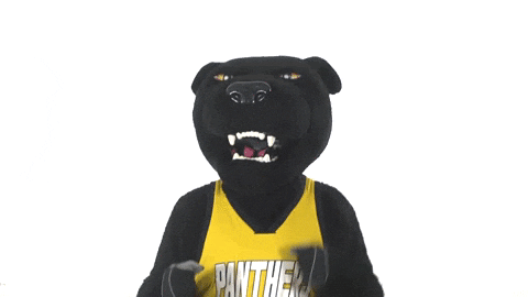 College Panthers Sticker by ODU Admission