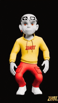 Digital Art Dancing GIF by Zhot