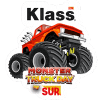 Monster Truck Carrera Sticker by Grupo Sur Nicaragua