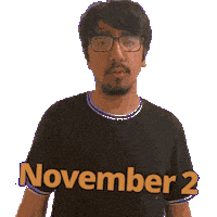 November 2 Sticker