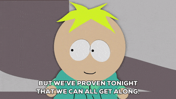 happy butters stotch GIF by South Park 