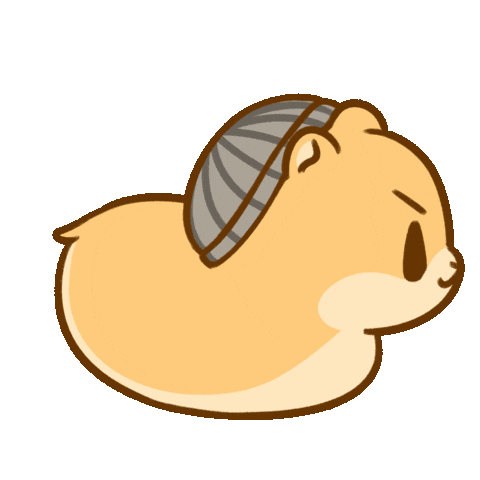 Hamster Oia Sticker