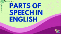 Parts of Speech in English