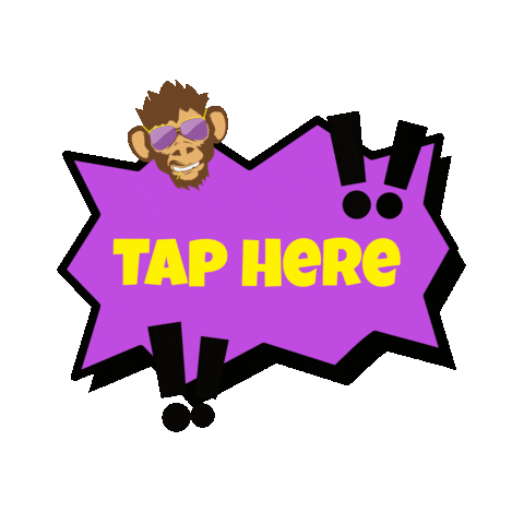 post monkey Sticker by turnupmonkey